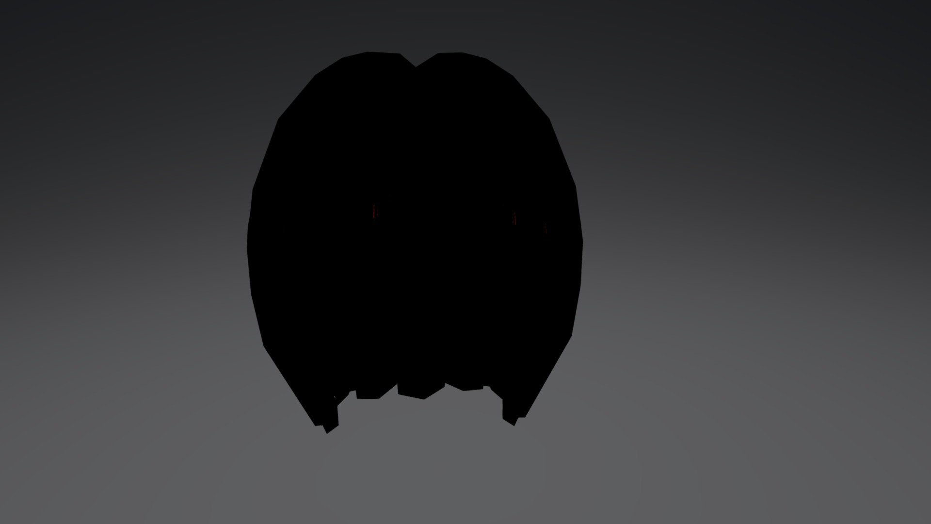 3D Angelica Black Hair