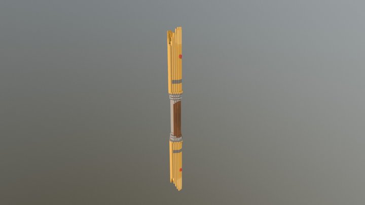 Tempel Gaurd Lightsaber 3D Model