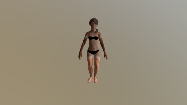 Bellydancing 3D Model