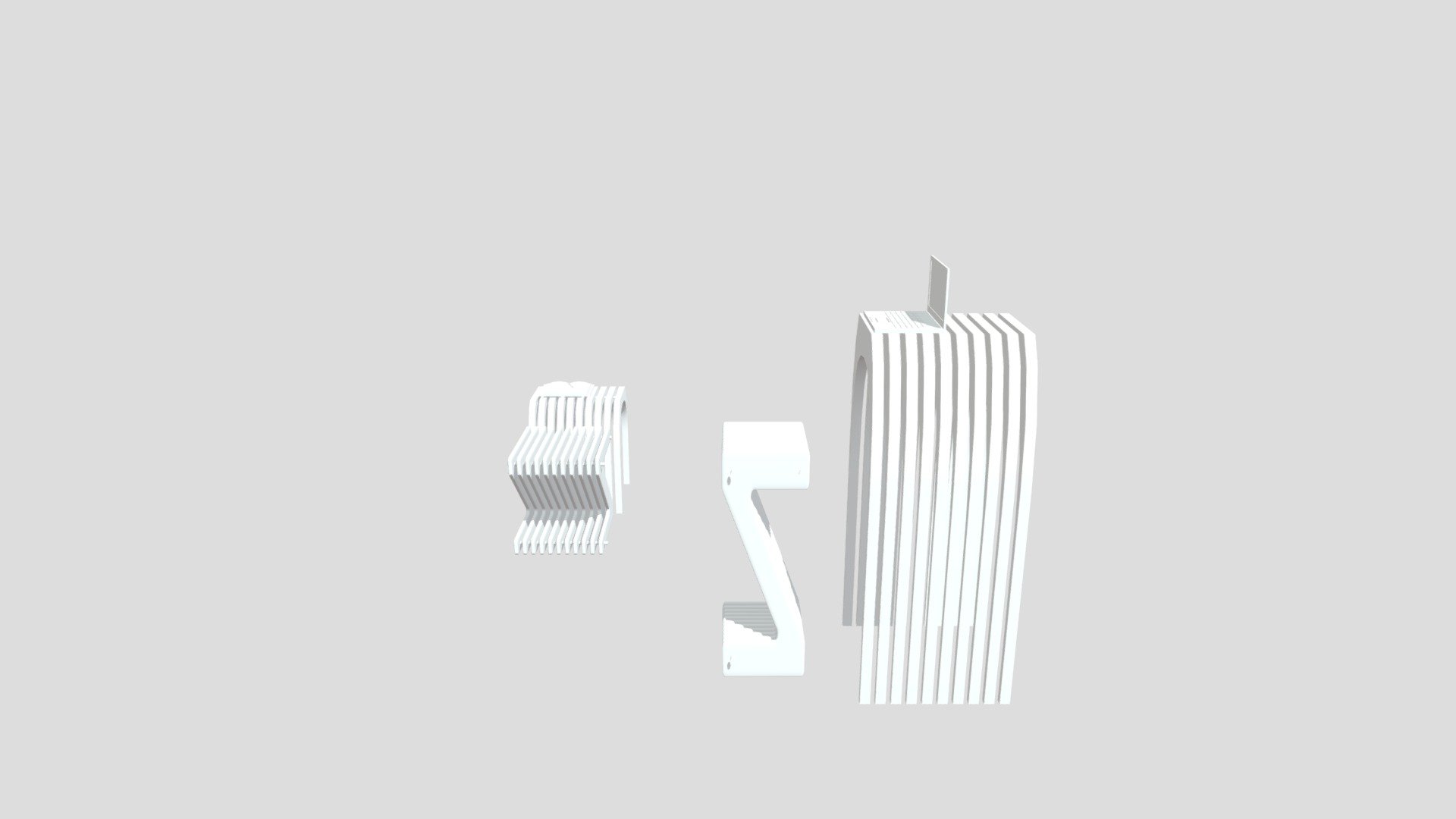 Wood Slat Table and Seating Set