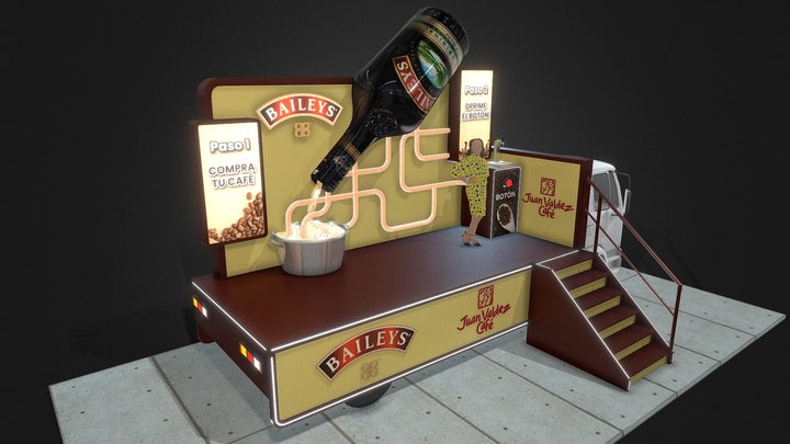 Baileys 3D Model