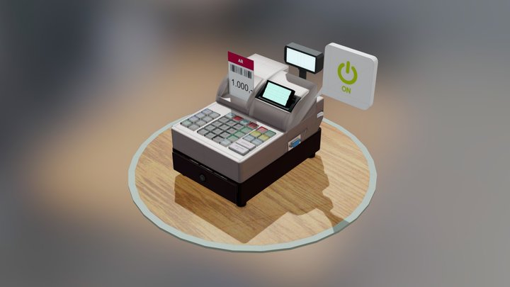 cash register [by Numiteg] 3D Model