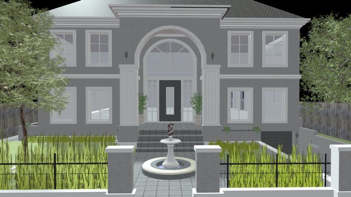 Proposed New Dwelling 22 Glynda St, Dandenong VI 3D Model