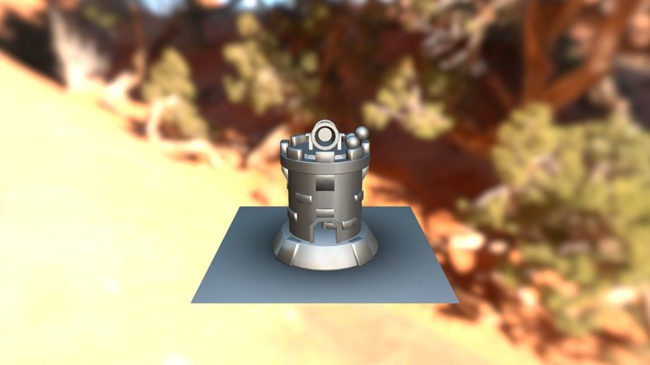 Medieval Tower v2 3D Model