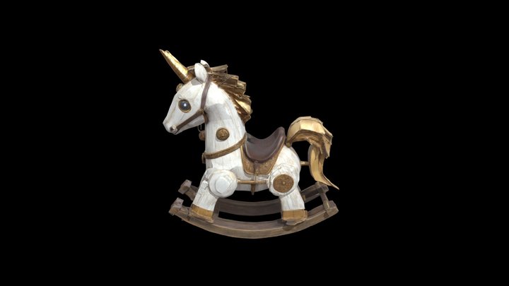 Unicorn Rocker 3D Model