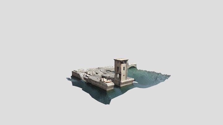 魚雷発射試験場跡（Terra版） 3D Model