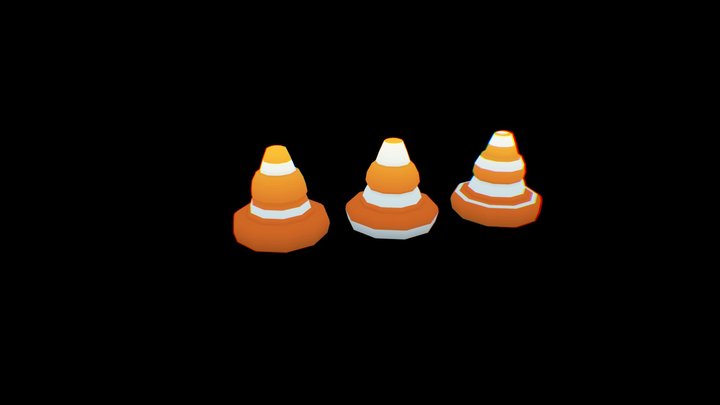 Traffic Cone 3D Model