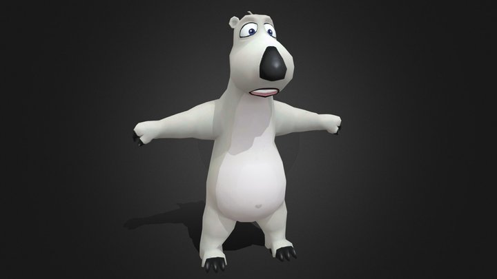 Bernard Bear (Rigged) 3D Model