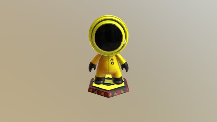 Hazmat Man 3D Model