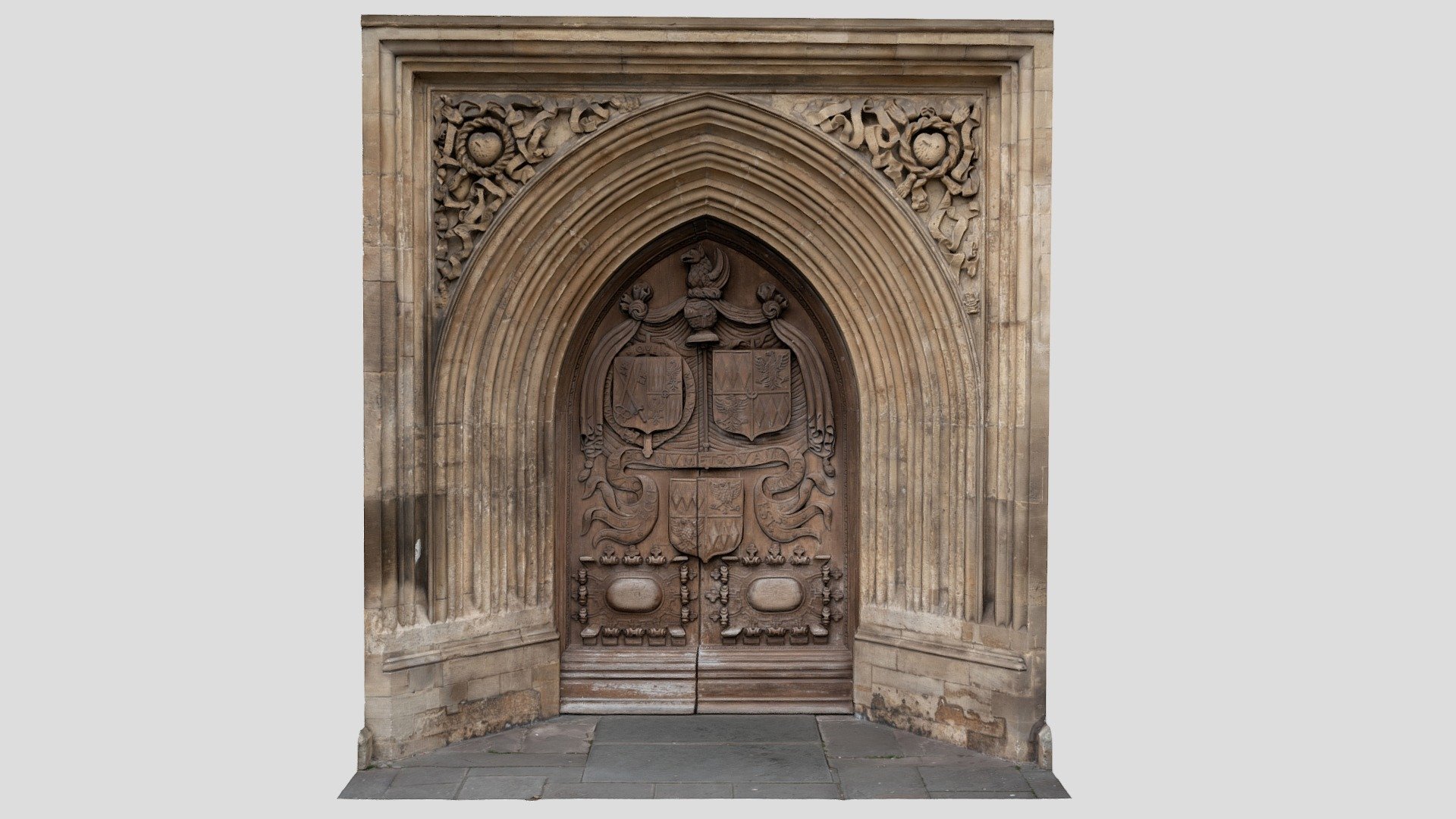 Bath Abbey Door / Дверь аббатства в Бате, Англия - 3D model by Mikhail ...