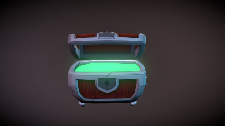 Treasure Chest 3D Model