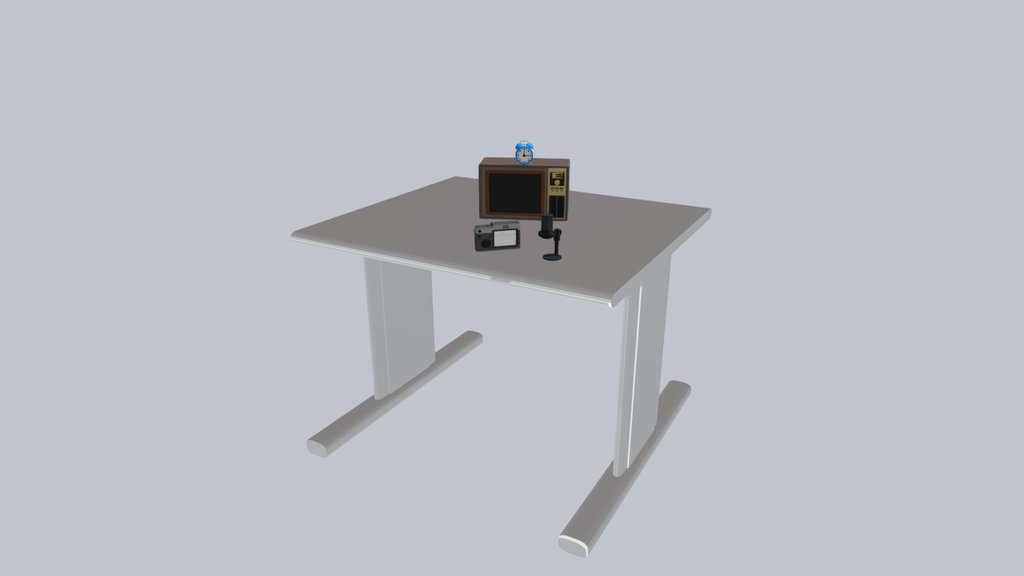 Retro Tech Props Pack – Low Poly 3D Models