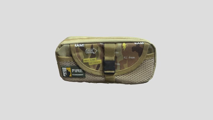 Pencil Case Army 3D Model