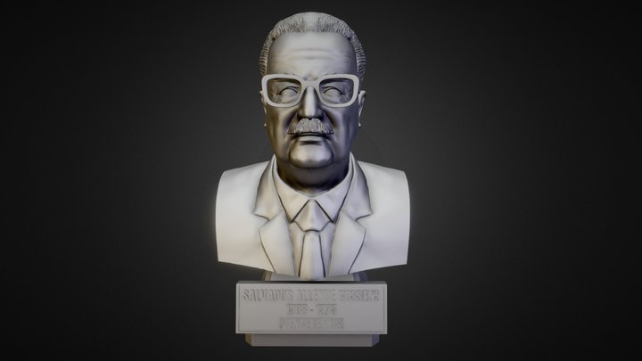 Salvador Allende 3D Model