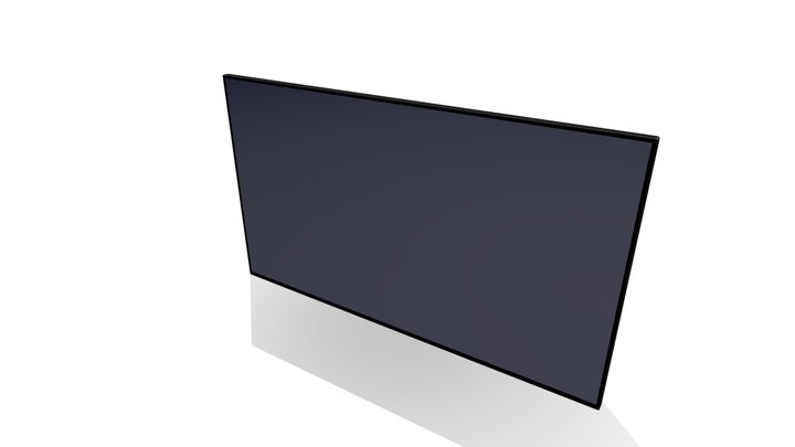 LED Screen 55 Inch 3D Model