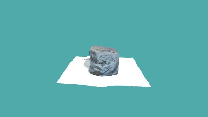 Bloco de pedra 3D Model