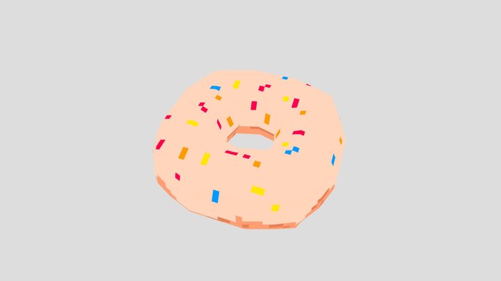 Donut 3D Model