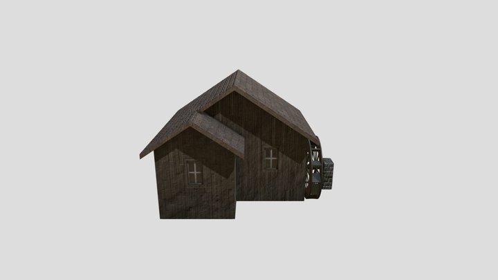 Water mill 3D Model