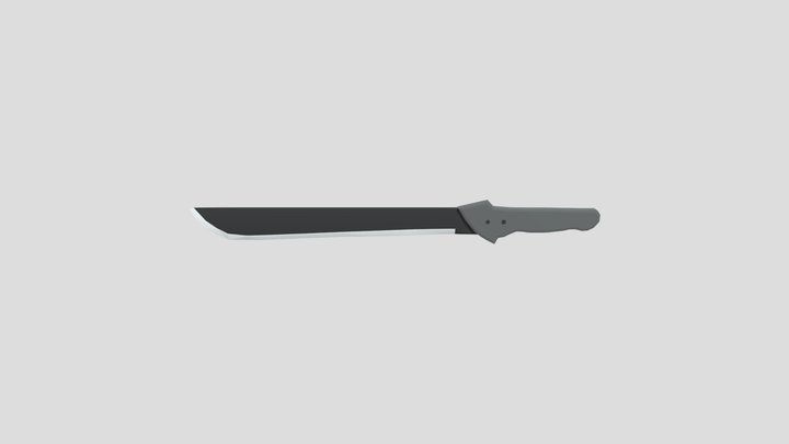 Lowpoly-machete 3D Model