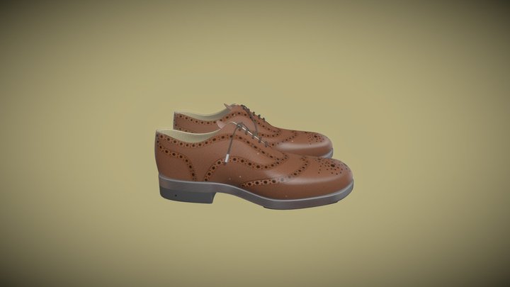 Men's shoes 3D Model