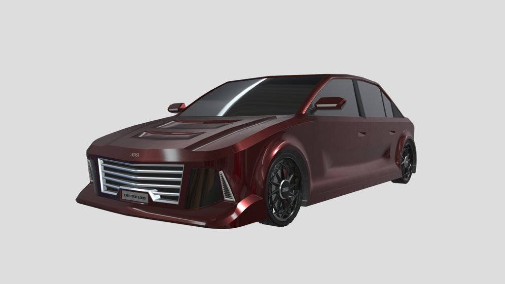 CL1M15 - Concept Sedan 3D Car Model