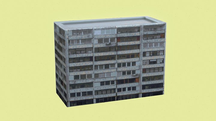 Soviet-panel-building 3D models - Sketchfab