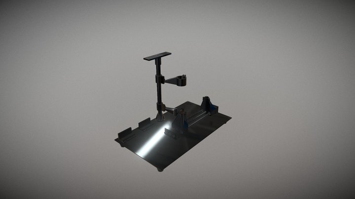 Pcb Holder Plate 3D Model