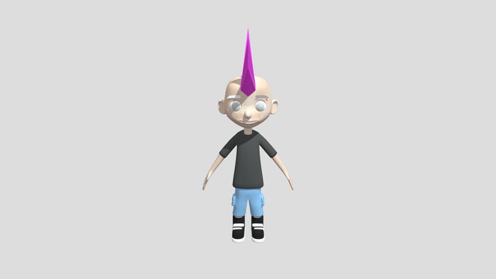 Char Punk 3D Model