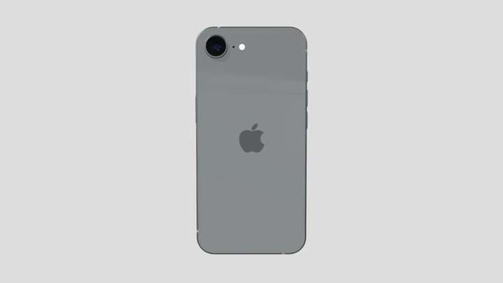 Apple iphone 16e 3D Model