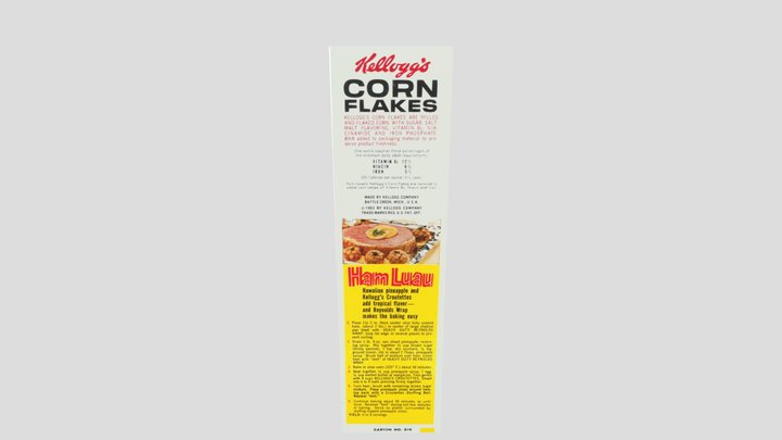 Cerealbox 3D Model