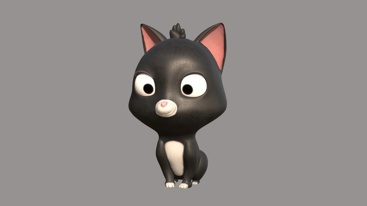 Kittycat 3D Model