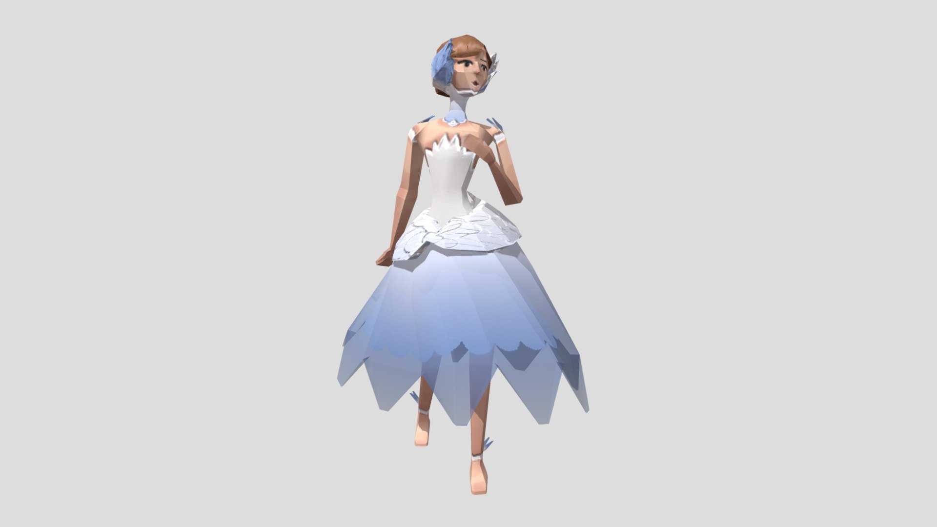 KNB217 Low Poly Character Posing