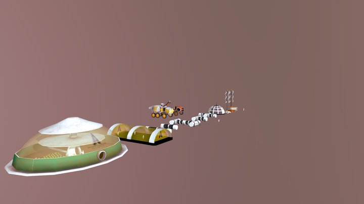 Props Mars 3D Model