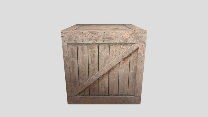 Crate 3D Model