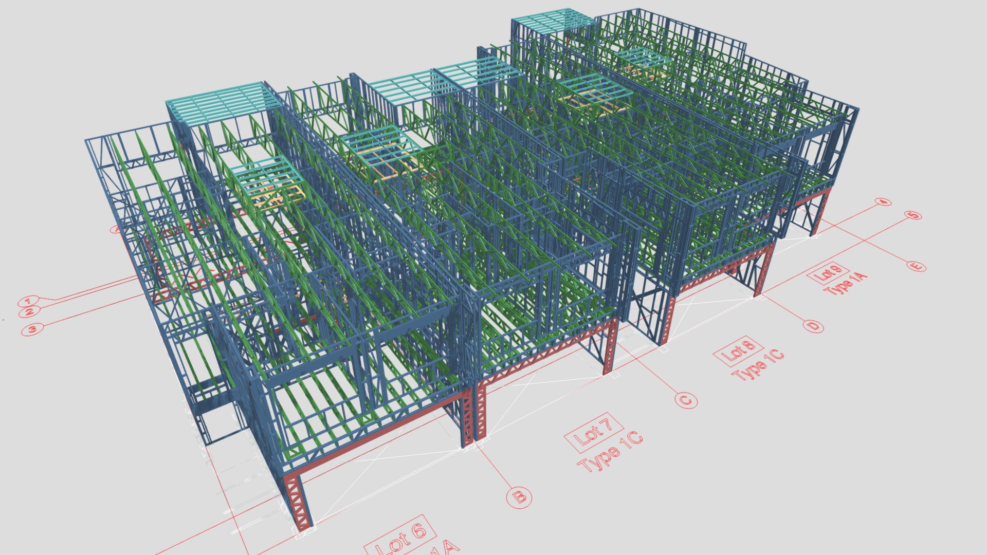 5099 - BUILDING 2 - 3D model by Australian Framing Solutions ...