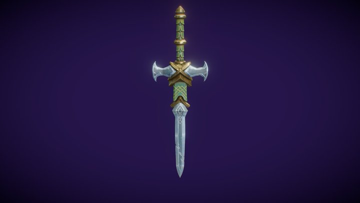 Short Sword - Stylized PBR 3D Model