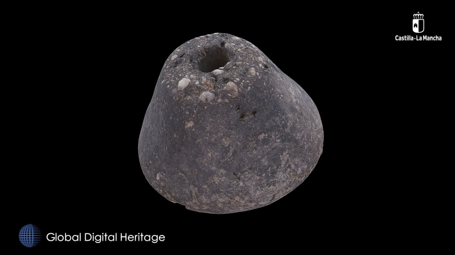 Clay spindle whorl, Alarcos, Ciudad Real