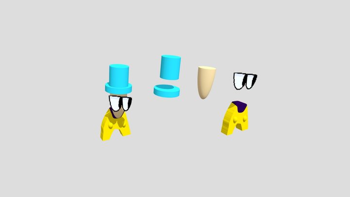 Swanki Peanut Vendor | FNF Golden Apple 3D Model