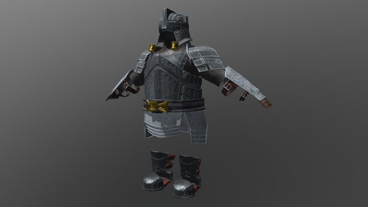 Dwarf Armor LP 3D Model