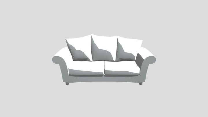 sofa Hello Neighbor 3D Model