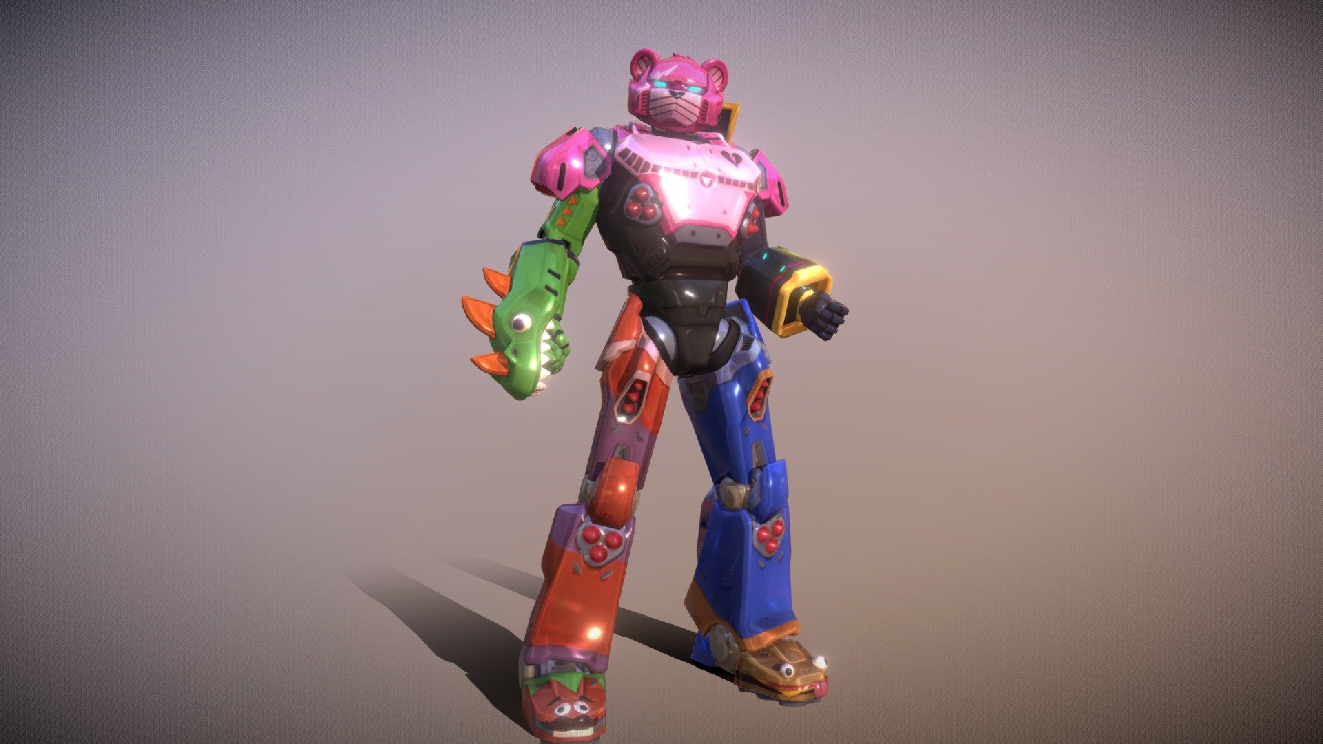 mecha team leader figure