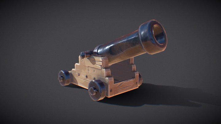 Pirate Canon [Freedom and Glory] 3D Model