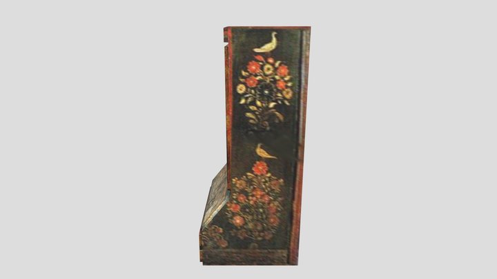 Old russian wardrobe 3D Model