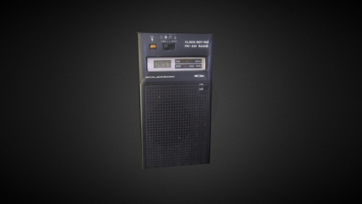 Small Radio 3D Model