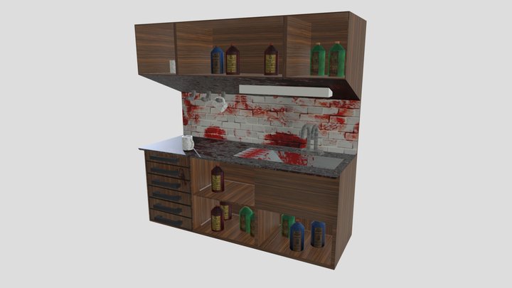 Bloody Cabinet 3D Model