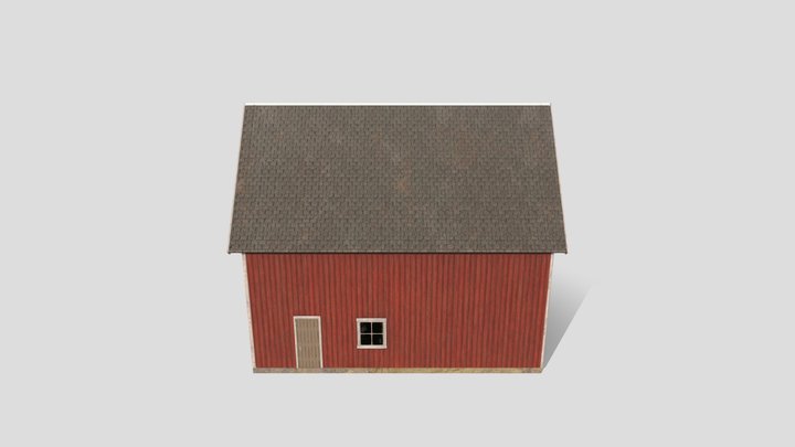 red barn 3D Model