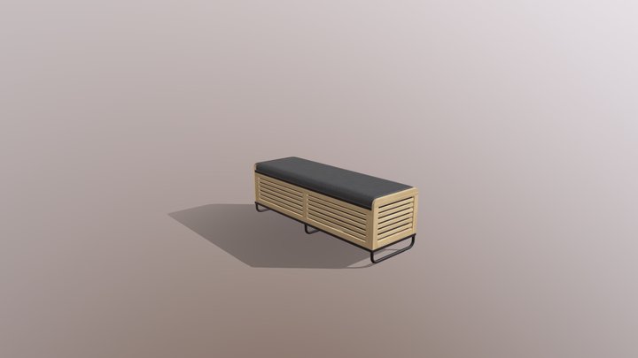 bench 2 3D Model