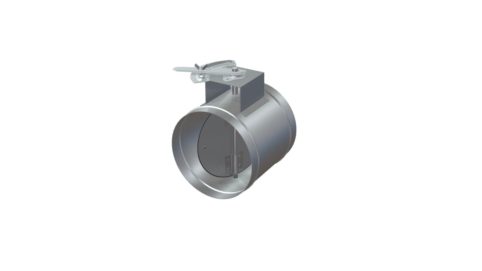 Manual Round Disc Blade Damper