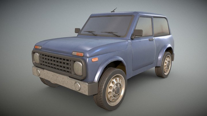 Good Old Niva 3D Model