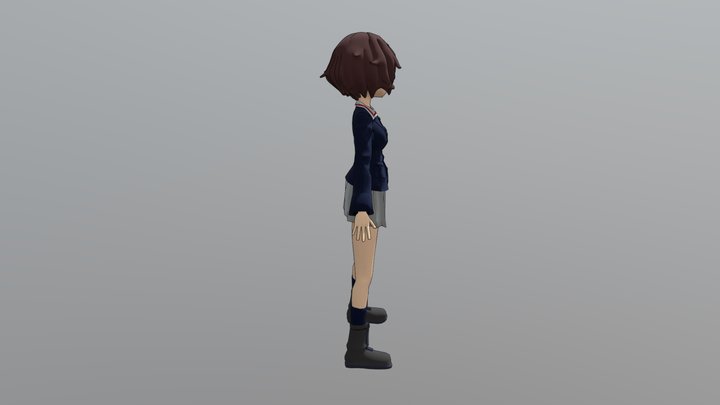 akiyama_yukari 3D Model